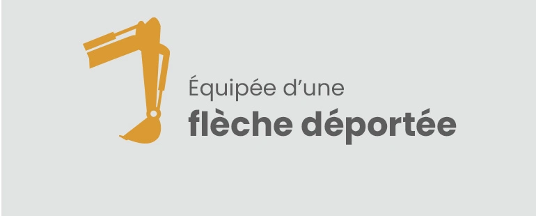 Équipée d’une flèche déportée