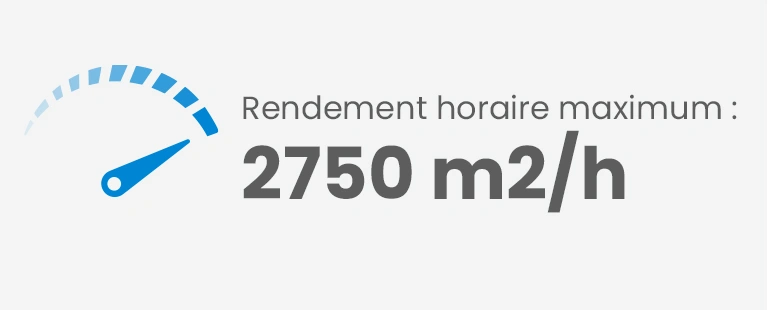 Rendement horaire maximum