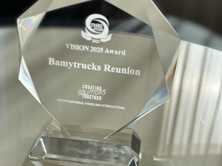 Bamytruks Réunion reçoit le TOYOTA MATERIAL HANDLING VISION 2025 Award