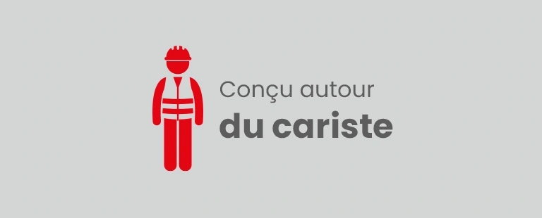 Conçu autour du cariste