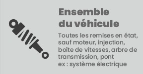 Ensemble du véhicule